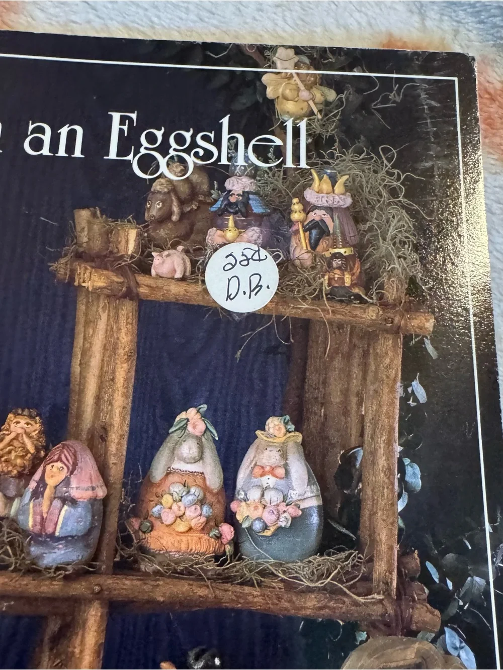 1987 Holidays in an Eggshell Vintage Decorative Holiday Painting Booklet